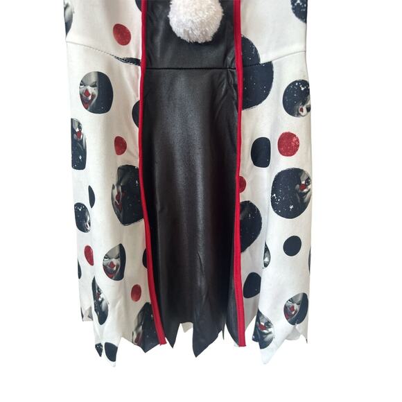 California Costume Creepy Clown Costume Girls Size Small  Halloween Goth Scary‎ - Picture 8 of 14